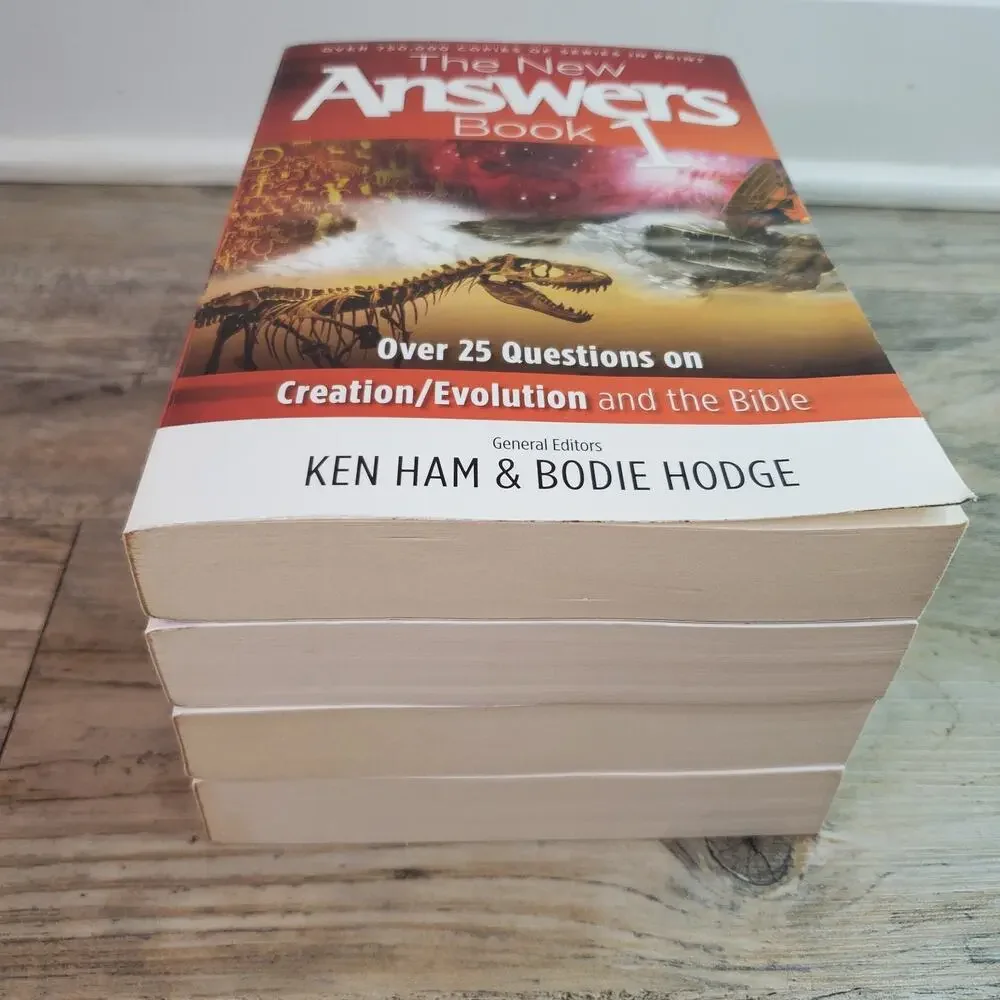 The New Answers Books 1-4 Paperback Ken Ham Home School Masterbooks Lot